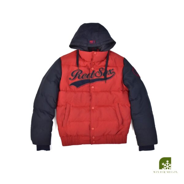 เสื้อกันหนาว MLB สีแดงกรม