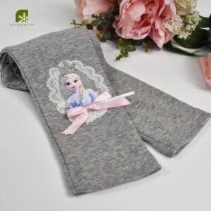 เลกกิ้งสำหรับเด็กผ้ายืด FROZEN สีเทา