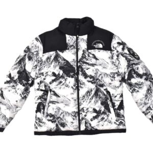 เสื้อกันหนาว THE NORTH FACE สีดำลายภูเขา