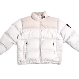 เสื้อกันหนาว THE NORTH FACE สีครีมปักโลโก้ ที่คอและแขน